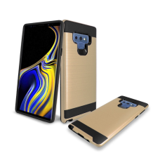 Samsung Galaxy Note9 Metal Brush Case Gold