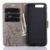 LG Xpower3 Four Flower Leather Wallet Case Black