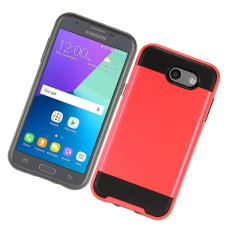 Samsung Galaxy J3 2017 Metal Brush Case Red