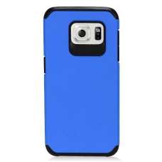 Samsung Galaxy S7 Edge Metal Brush Case Blue