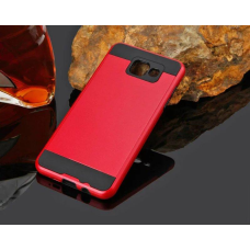 Samsung Galaxy A5 2017 Metal Brush Case RED
