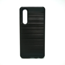 Huawei P30 Metal Brush Case Black