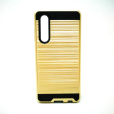 Samsung A10E Metal Brush Case Gold