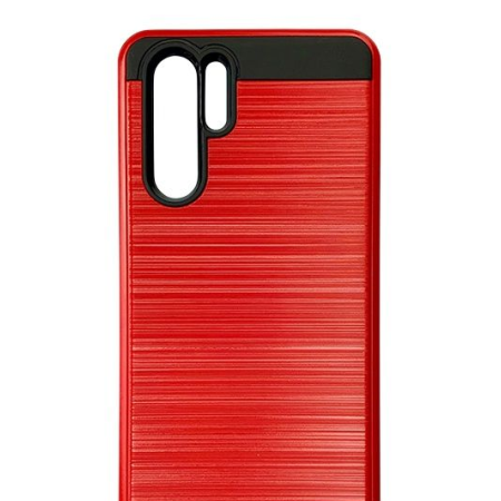 Huawei P30 Pro Metal Brush Case RED