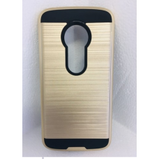 Motorola E5 Play Metal Brush Case Gold
