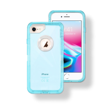 Apple iPhone X/XS Hybrid 3pcs Cover Case Transparent BLUE