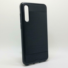 Huawei P20 Metal Brush Case Black