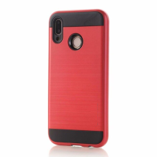 Huawei P30 Lite Metal Brush Case RED