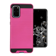 Samsung Galaxy A51 Metal Brush Case Hot Pink