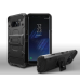 Samsung Galaxy A8 2018 Holster Belt Clip Super Combo Hybrid Kickstand Case Black