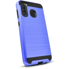Samsung Galaxy A20/A30/A50 Metal Brush Case Hot Blue