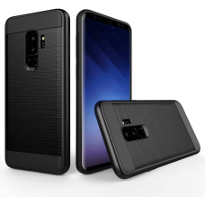 Samsung Galaxy A8 2018 Metal Brush Case Black