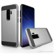 Samsung Galaxy A8 2018 Metal Brush Case Silver
