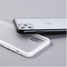 Apple iPhone X /XS Shockproof Transparent Bumper Phone Case White