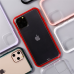 Apple  iPhone 6 Plus/6s Plus/7 Plus/8 Plus Shockproof Transparent Bumper Phone Case Black