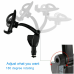 Car Cigarette Lighter Charger- Adjustable Anti-Slip Phone Holder Mount with Dual Port USB 10W for Cell Phone