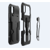 Apple iPhone 11 Adjustable Invisible Bracket With Metal back clip Case Black