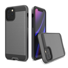 Apple iPhone 11 Pro Max Metal Brush Case Black 