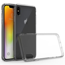 Apple iPhone X/XS Shock Proof Crystal Hard Back and Soft Bumper TPC Case Smoke
