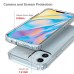 Apple iPhone 12 Pro Max Shock Proof Crystal Hard Back and Soft Bumper TPC Case Clear