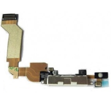 USB Charger Port Connector Flex Cable for iPhone 4S - White