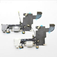 USB Charger Port Connector Flex Cable for iPhone 6 - White