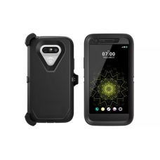LG G5 Defender Style Rugged Case Cover With Belt Clip	