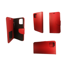 Huawei P30 Leather Wallet Case RED