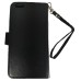 Apple iPhone 6 Plus ONLY Bi-Card  Leaves Magnetic Detachable Leather Wallet Case Black