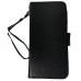 Apple iPhone 6 Plus ONLY Bi-Card  Leaves Magnetic Detachable Leather Wallet Case Black