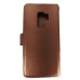 Samsung Galaxy S9 Bi-Card  Leaves Magnetic Detachable Leather Wallet Case Gold