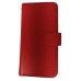 Samsung Galaxy S8 Plus Bi-Card  Leaves Magnetic Detachable Leather Wallet Case RED