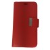 Samsung Galaxy A8 2018 Magnetic Detachable Leather Wallet Case RED