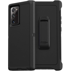 Samsung Galaxy Note 20 Ultra Defender Style Rugged Case Cover With Belt Clip	