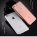 Apple iPhone 6 Plus, 6s Plus ONLY Plated Colored Bumper Soft TPU Case Black