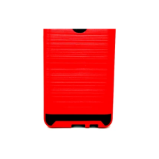 LG Q6 Metal Brush Case RED
