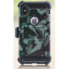 Samsung Galaxy S 9 Holster Belt Clip Super Combo Hybrid Kickstand Case Camouflage