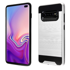 Samsung Galaxy S10e Metal Brush Case Silver