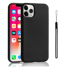 Apple iPhone 12/12 Pro Shockproof Liquid Silicone Phone Case Black