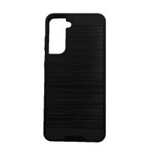 Samsung Galaxy S21 Plus Metal Brush Case Black