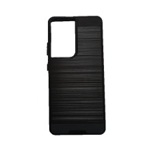 Samsung Galaxy S21 Ultra Metal Brush Case Black