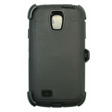 Samsung Galaxy S4 Defender Style Rugged Case Cover With Belt Clip	